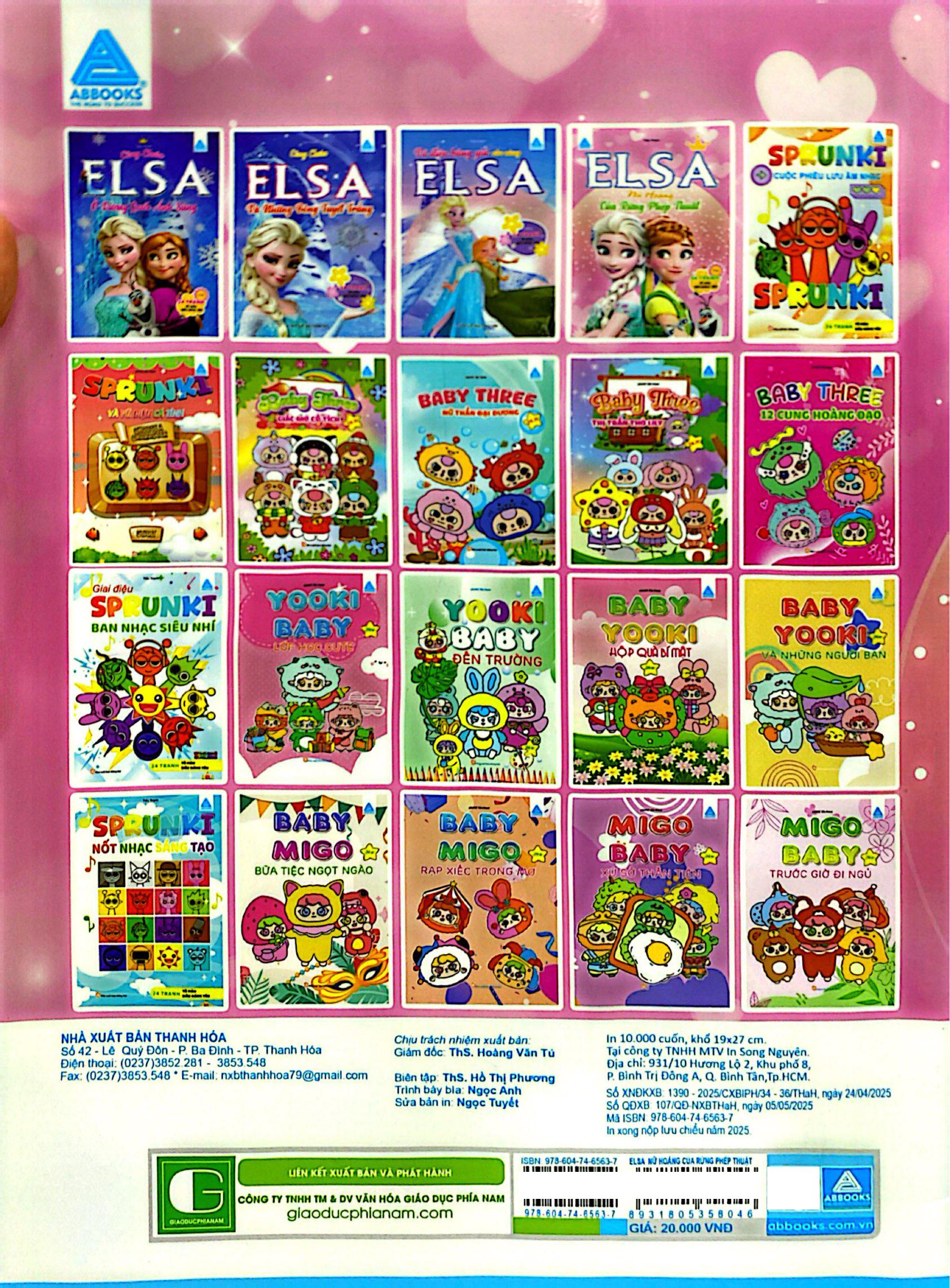 Sách - Elsa - Nữ Hoàng Của Rừng Phép Thuật