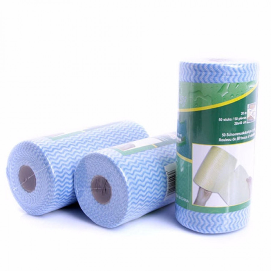 Combo 3 Cuộn Khăn Lau Bếp Đa Năng (3 cuộn - 150 cái) - Giao Màu Ngẫu Nhiên