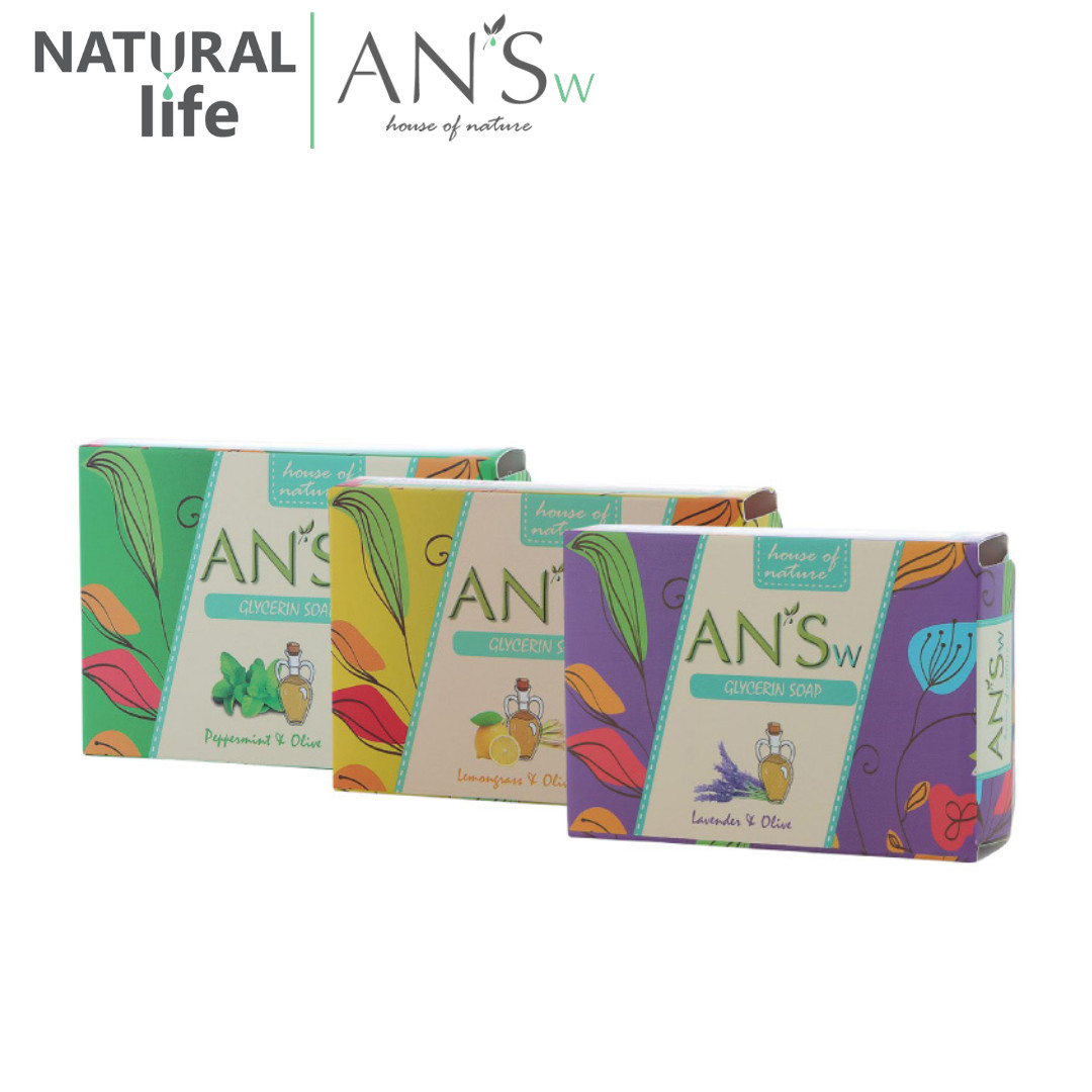 Set Hộp Quà Tặng Combo 3 Xà Phòng Thiên Nhiên AN'Sw Tặng 20/10, 20/11, Noel, Tết, Valentine, 8/3 (kèm túi giấy)