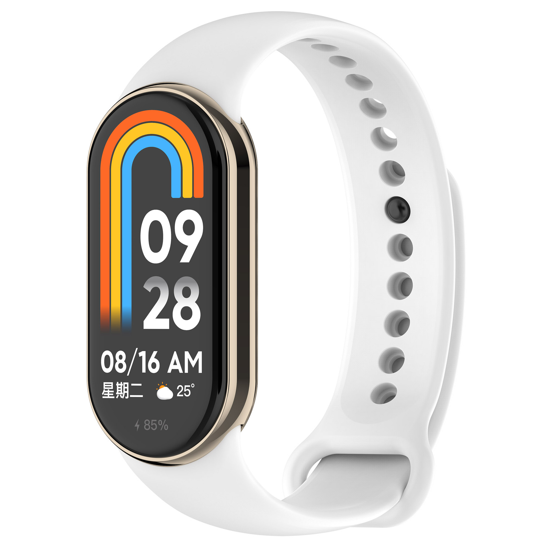 Dây đeo Silicone thay thế cho Xiaomi Mi Band 8 / Xiaomi Mi Band 9 - Hàng Chính Hãng