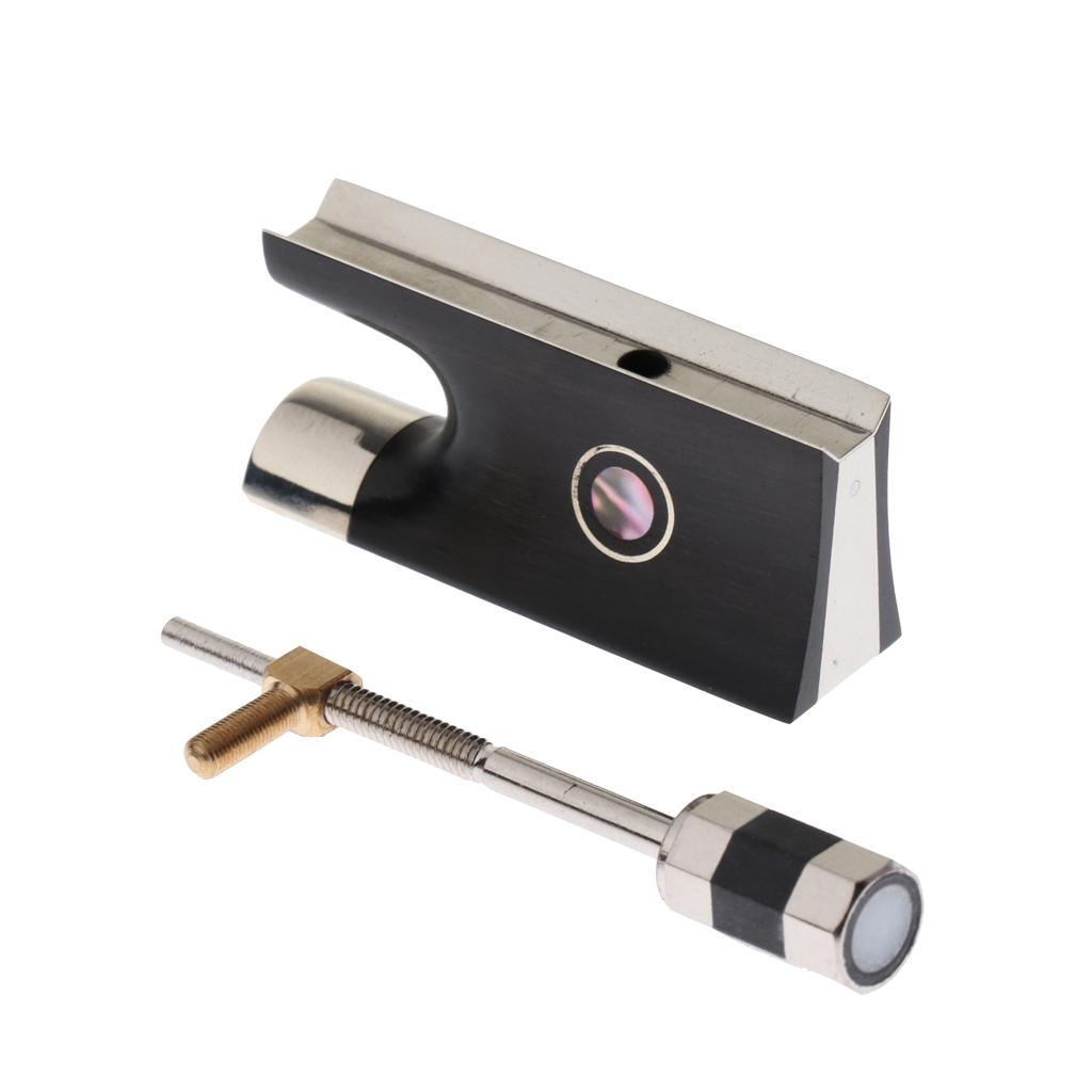 Replacement Violin Bow Frog for 4/4 Size Violin Fiddle Bow Accessories