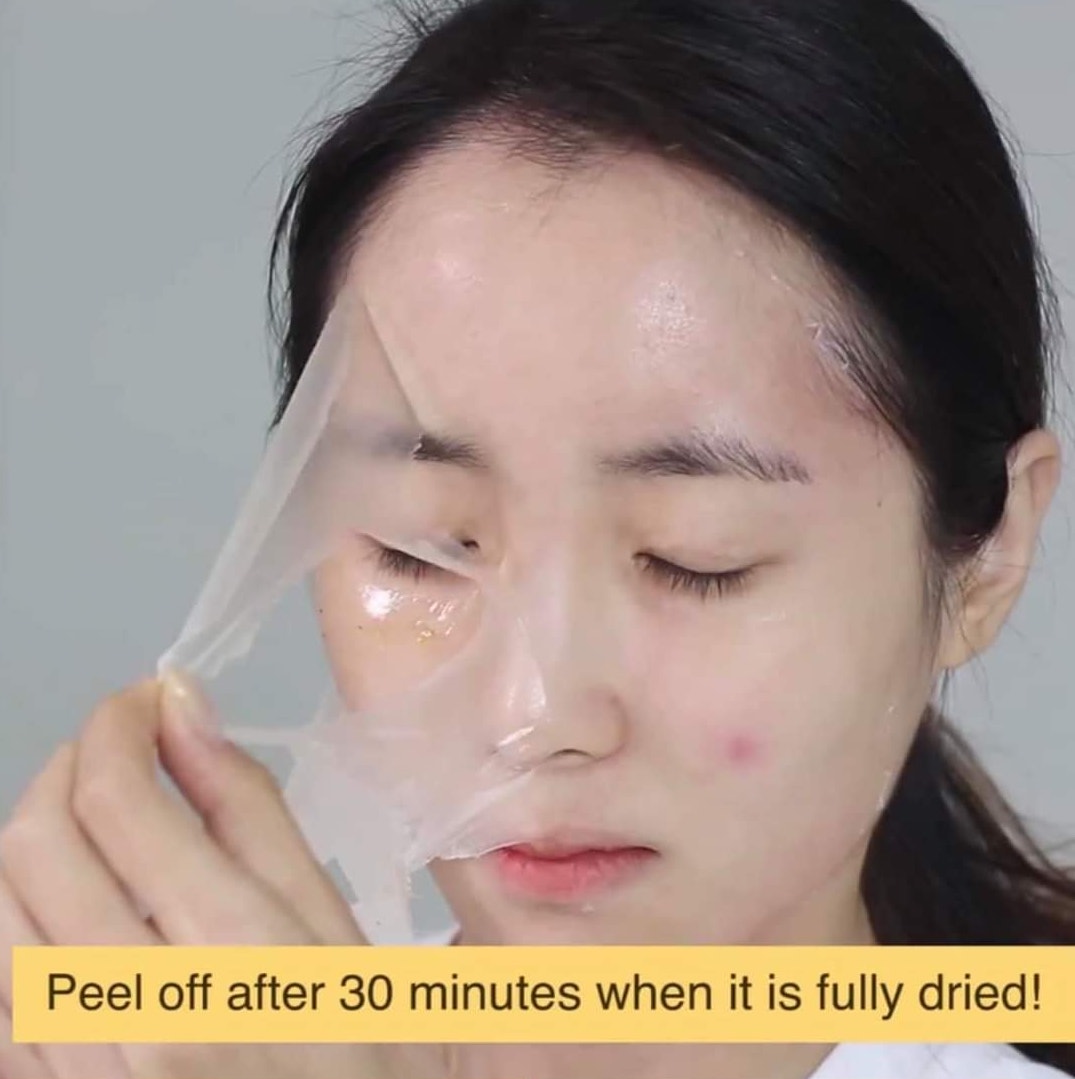 Mặt Nạ Lột Tẩy Tế Bào Chết APRILSKIN Real Calendula Peel Off Pack 100g + Tặng Kèm 1 Băng Đô Tai Mèo Xinh Xắn ( Màu Ngẫu Nhiên)