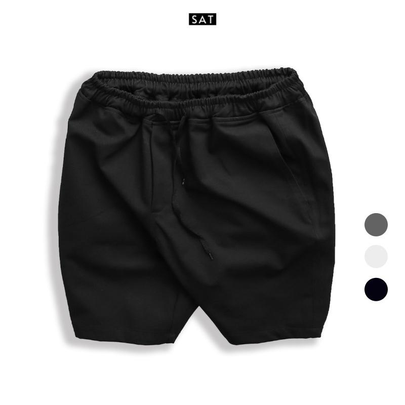Quần short quần đùi nam SAT-02 vải kaki cao cấp, trẻ trung, dày dặn, co giãn nhẹ, chuẩn form