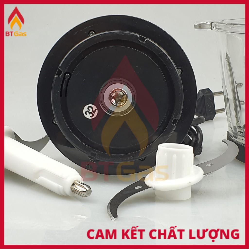 Máy xay thịt cối thủy tinh, dao inox, máy xay đa năng công suất 350W OSAKO OST-350 - Hàng chính hãng