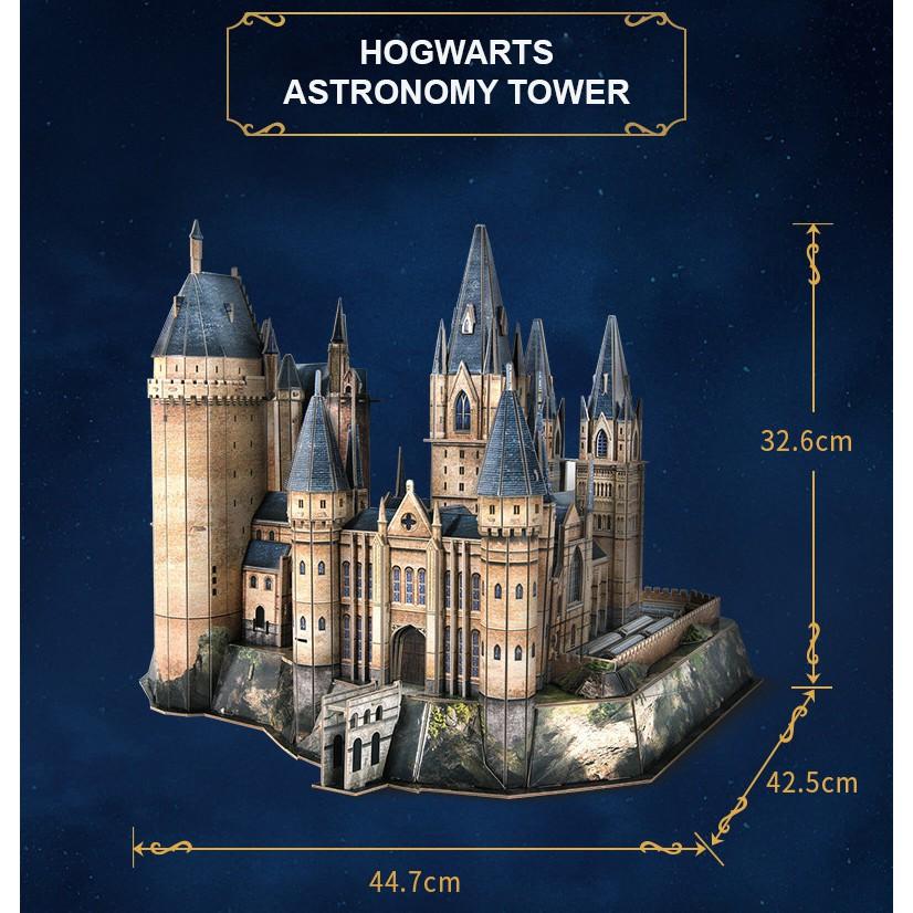 Mô hình giấy 3D - Harry Potter Hogwarts Astronomy Tower DS1012h