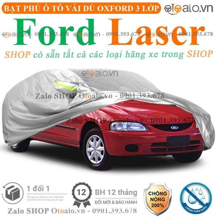 Bạt che phủ xe ô tô Ford Laser 3 lớp cao cấp