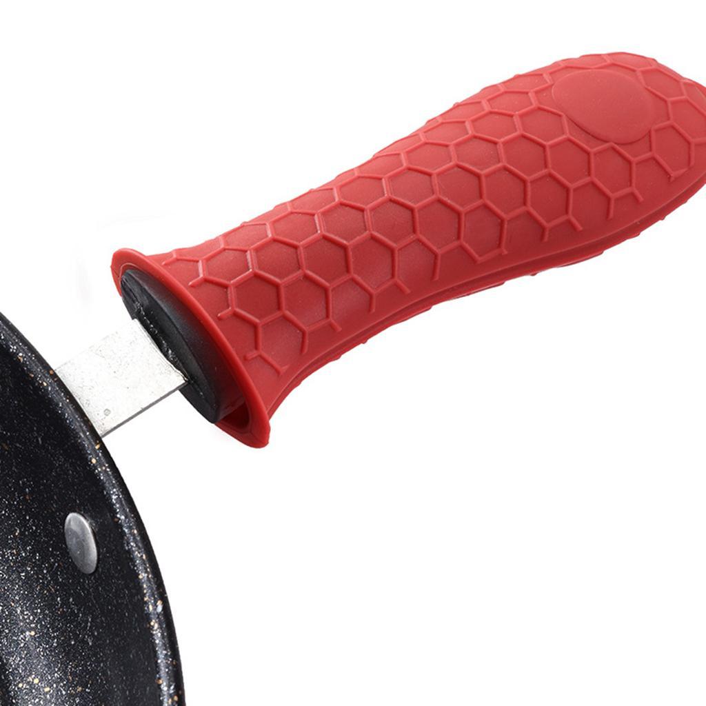 Silicone Pot Holder Sleeve Pot Frying Pan Handle Kitchen