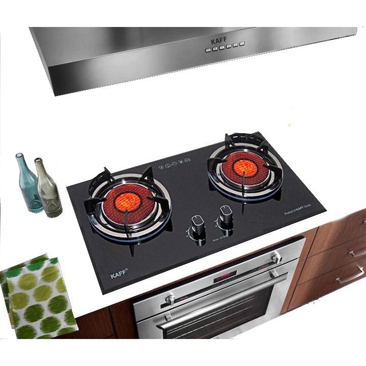 Bếp Gas Âm Hồng Ngoại Có Pép Hâm Kaff KF-208I - Hàng Chính Hãng