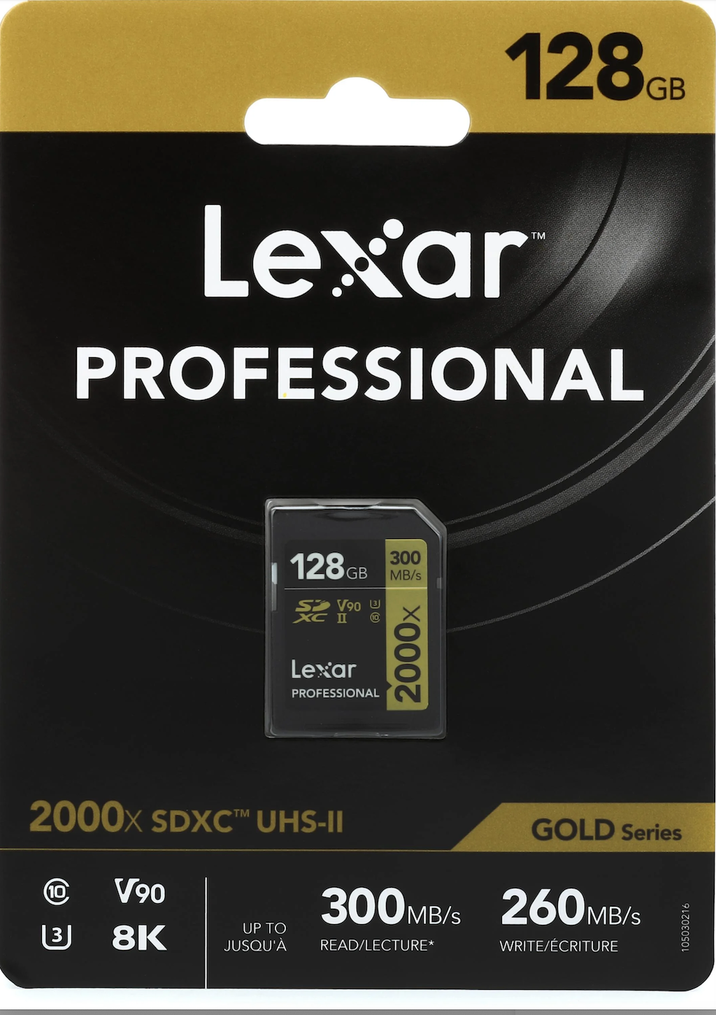 Thẻ nhớ SD Lexar Professional 2000x UHS-II V90 300MB/s (64GB/128GB/256GB)- Hàng chính hãng