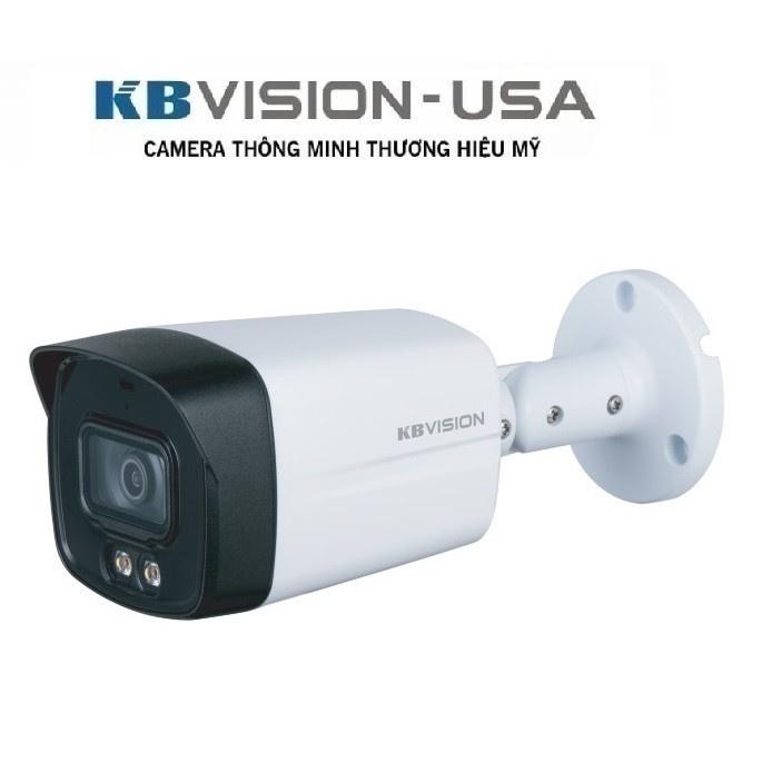 Camera Full Color Startlight 4 in 1 (CVI, TVI, AHD, Analog) 2.0MP KBVISION KX-CF2203L (Hàng chính hãng)