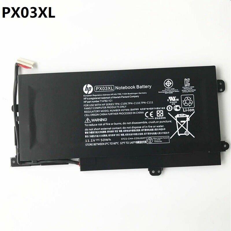 Pin Dùng Cho Laptop HP ENVY M6-K122DX M6-K125DX PX03XL 715050-001 714762-1C1 714762-2C1 Hstnn-Lb4p TPN-C109 TPN-C110 TPN-C111