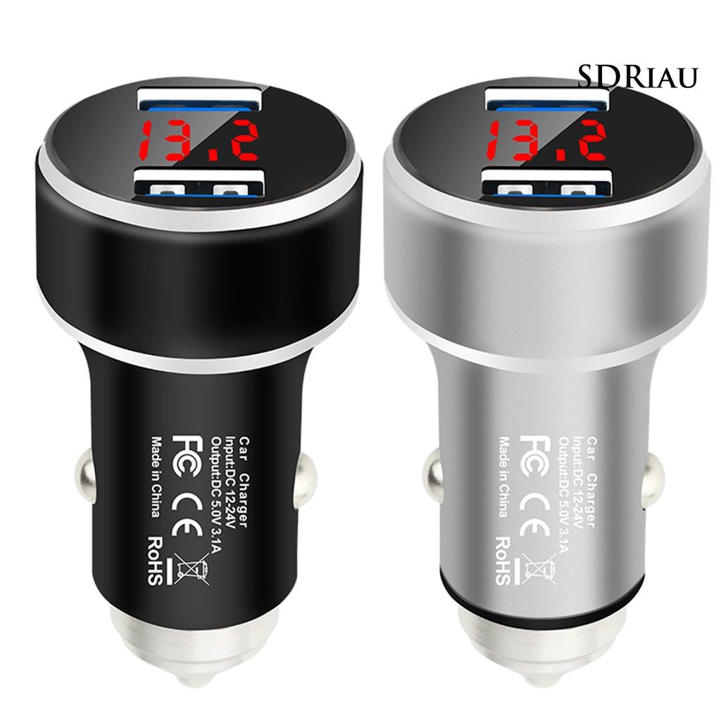 Đầu Sạc Nhanh Qcd 5v 3.1a Cho Xe Ô Tô Kèm Phụ Kiện