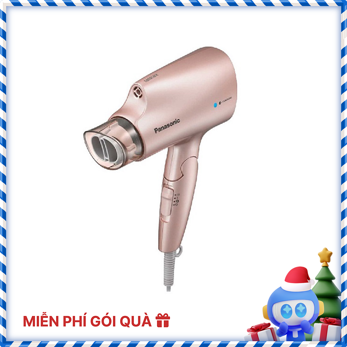 Máy Sấy Tóc Dưỡng Ẩm Nanoe Panasonic EH-NA27PN645 - Hàng Chính Hãng