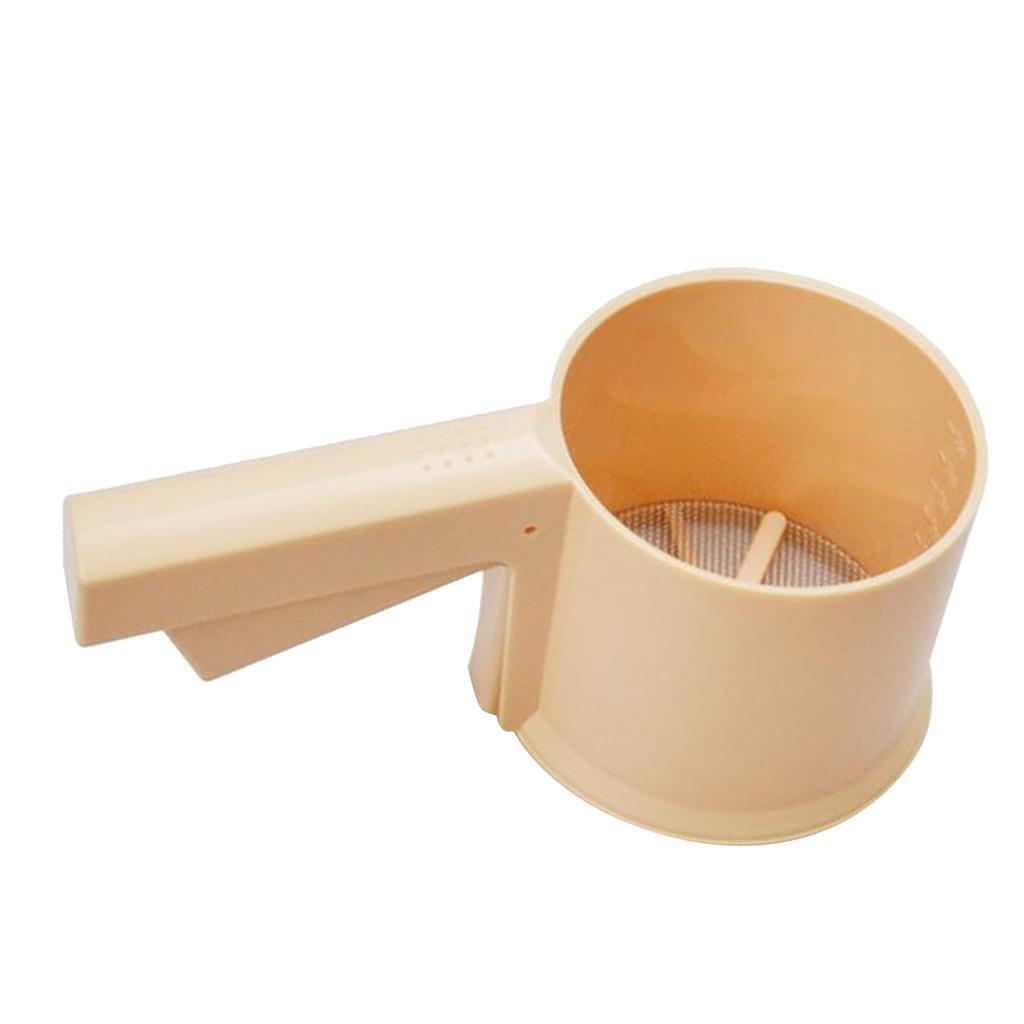Icing Sugar Shaker Hand Flour Sifter Round Cooking Kitchen Accessories