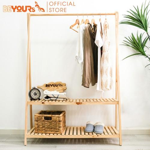 Bộ Phòng Ngủ BEYOURs 02 A Hanger Nội Thất Kiểu Hàn Lắp Ráp - Màu Gỗ Tự Nhiên