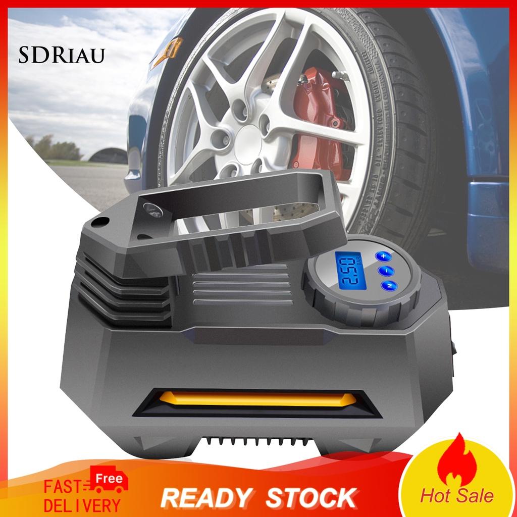 *QCDZ* 12V Air Compressor High Quality Effortless Digital Display Car Air Pump Tire Air Pump with LED for Car