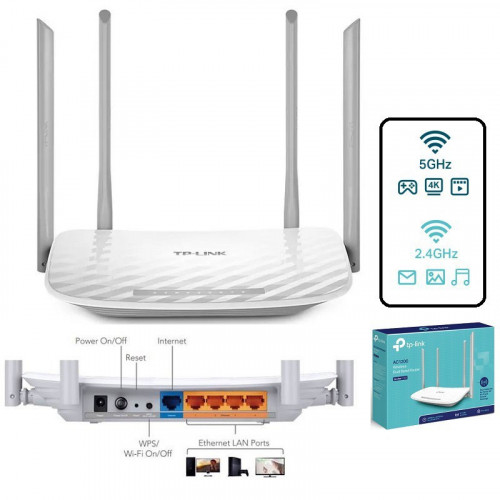 Bộ Phát Wifi TP-Link Archer C50 Băng Tần Kép AC1200 - Hàng Chính Hãng