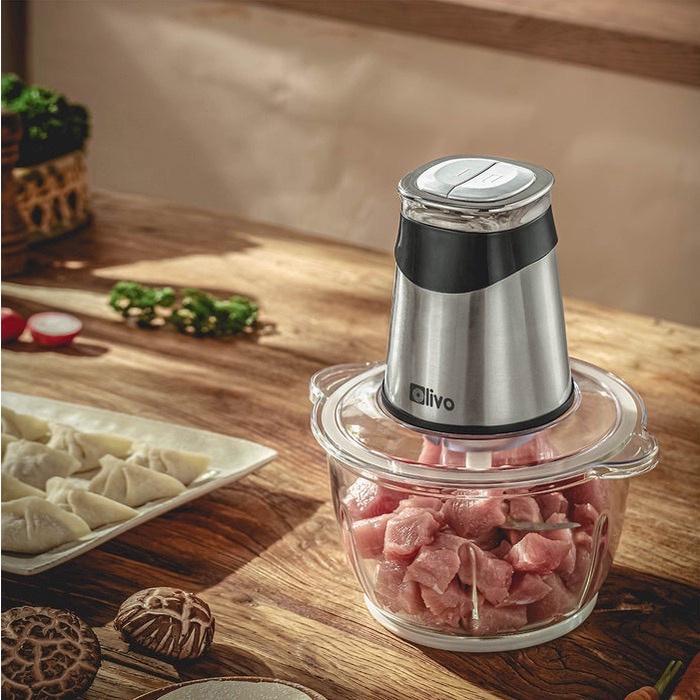 Máy Xay Thực Phẩm Đa Năng OLIVO FC21 Dung Tích 2.1L - Công Suất 500W - Thương Hiệu Mỹ, Hàng chính hãng