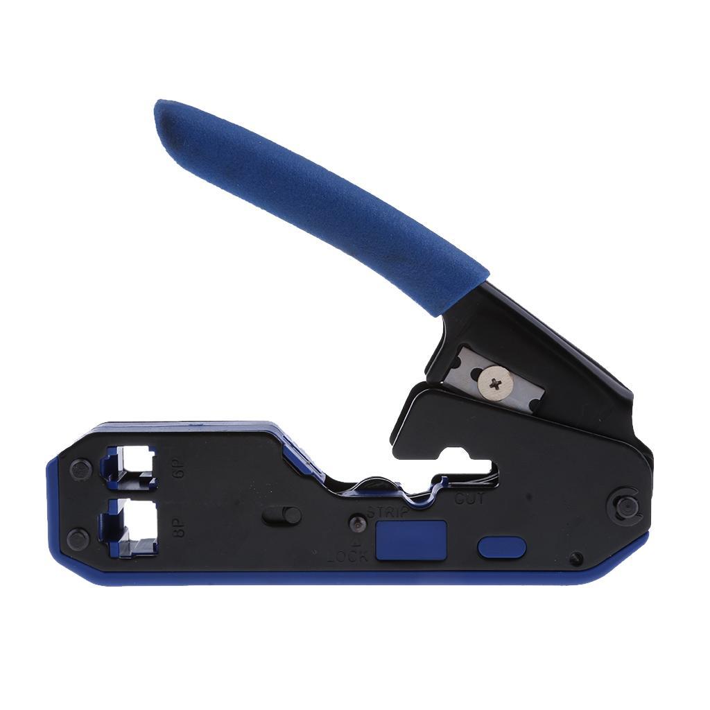 Multi-function Metal Cable Cutter Pliers Internet Wire Stripper Crimper Adjustable High Impact Handy Tools