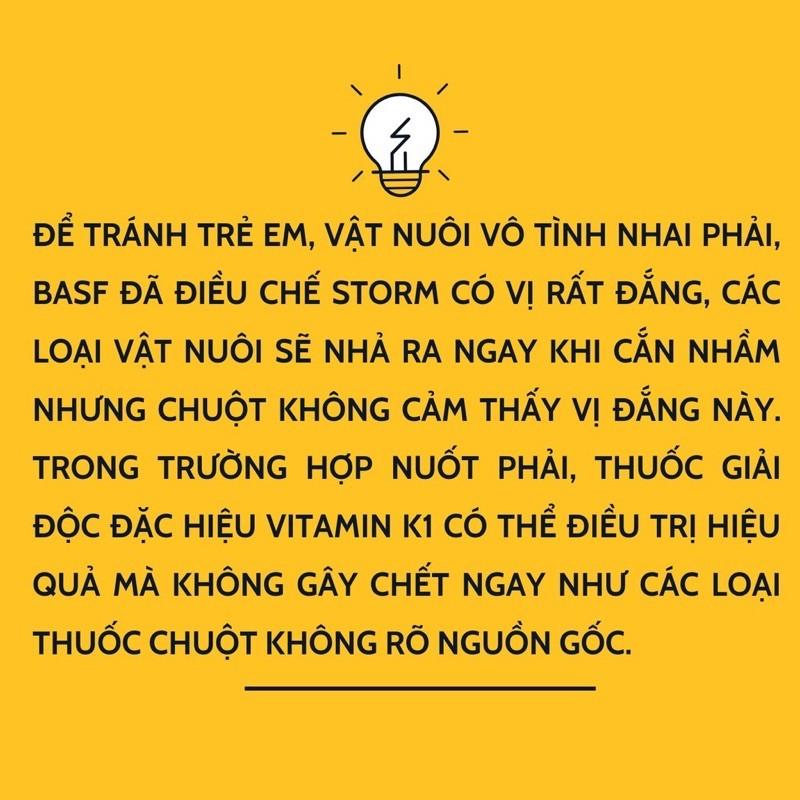 Thuốc Diệt Chuột Thế Hệ Mới Storm ( 1 gói 20 viên )