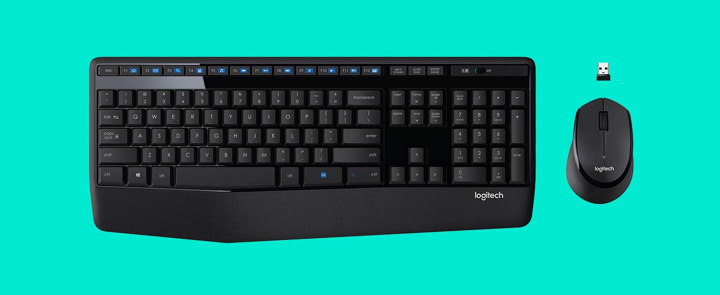 Bộ bàn phím và chuột không dây Logitech MK345 - Hàng Chính Hãng