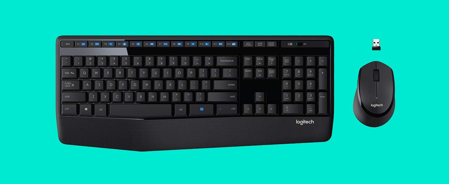 Bộ bàn phím và chuột không dây Logitech MK345 - Hàng Chính Hãng