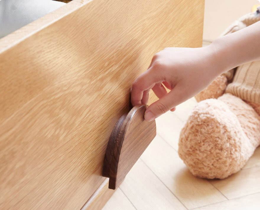 Tủ quần áo bằng gỗ thiết kế đơn giản nhã nhặn