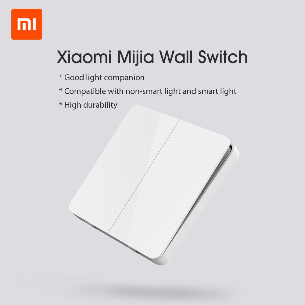 Xiaomi Mijia Wall Switch Compatible with Traditional and Smart Lights Three Buttons Control Wall Switch For Mijia