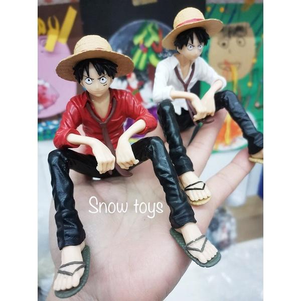 Mô hình luffy ngồi - mô hình one piece - onepiece - chiều cao 12cm