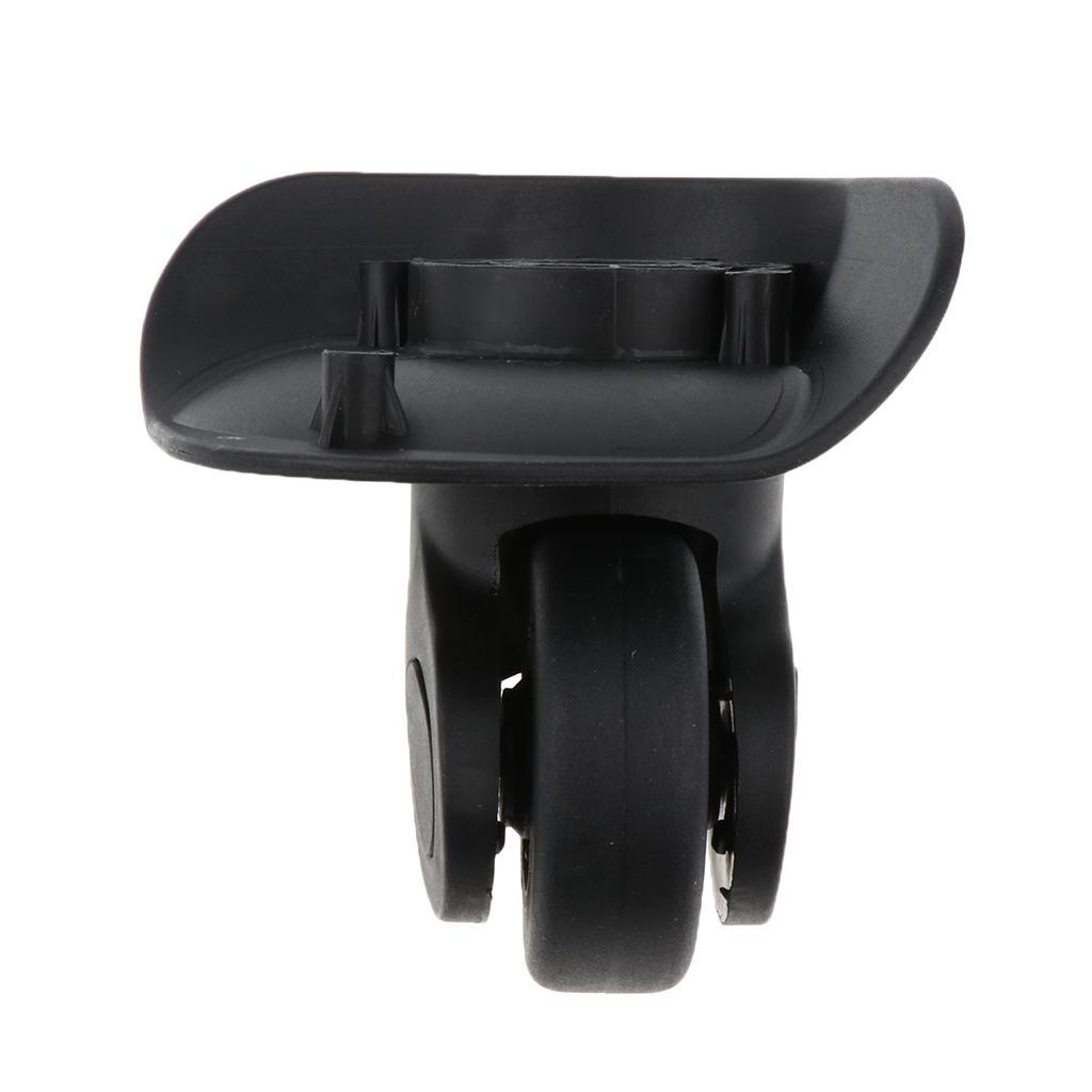 Universal Swivel Suitcase Luggage Mute Casters for Travel Cases Black