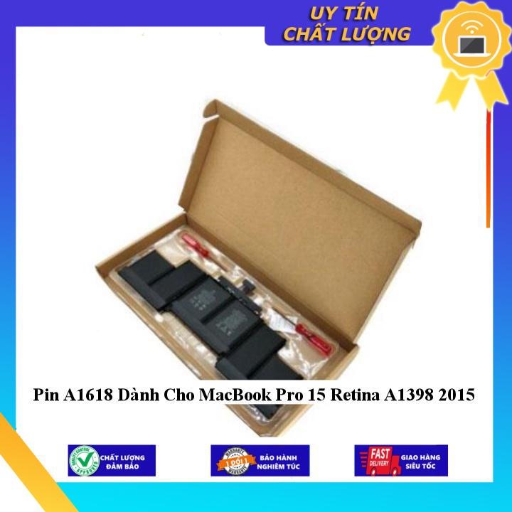 Pin A1618 dùng cho MacBook Pro 15 Retina A1398 2015 - Hàng Nhập Khẩu New Seal