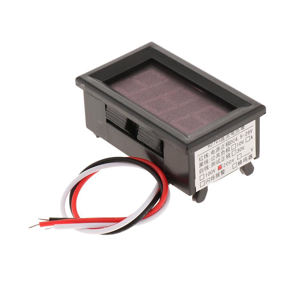 H27 LED Digital Voltage Meter Super 100V Voltmeter LCD Voltage Meter