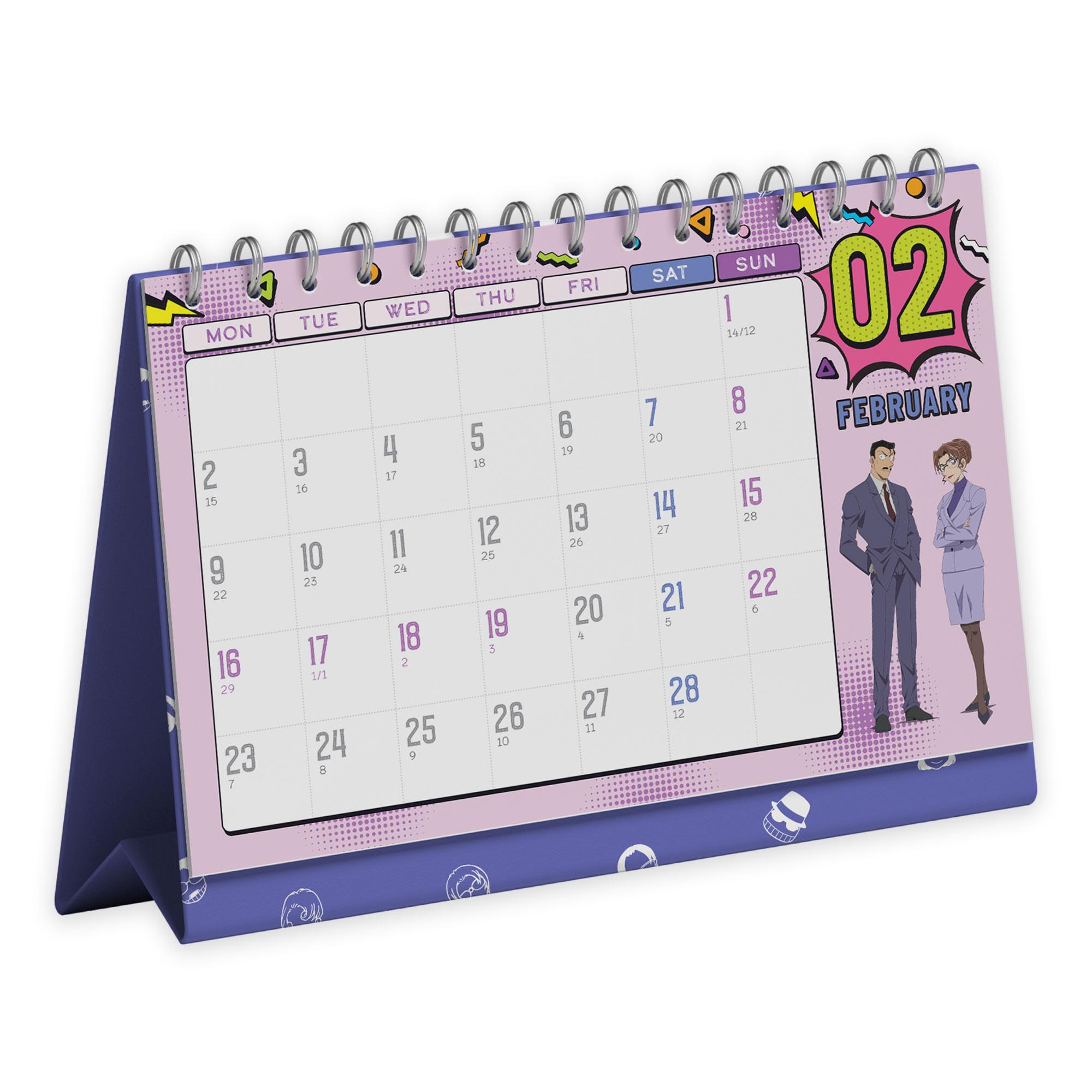 Lịch Để Bàn Thám Tử Lừng Danh Conan 2026