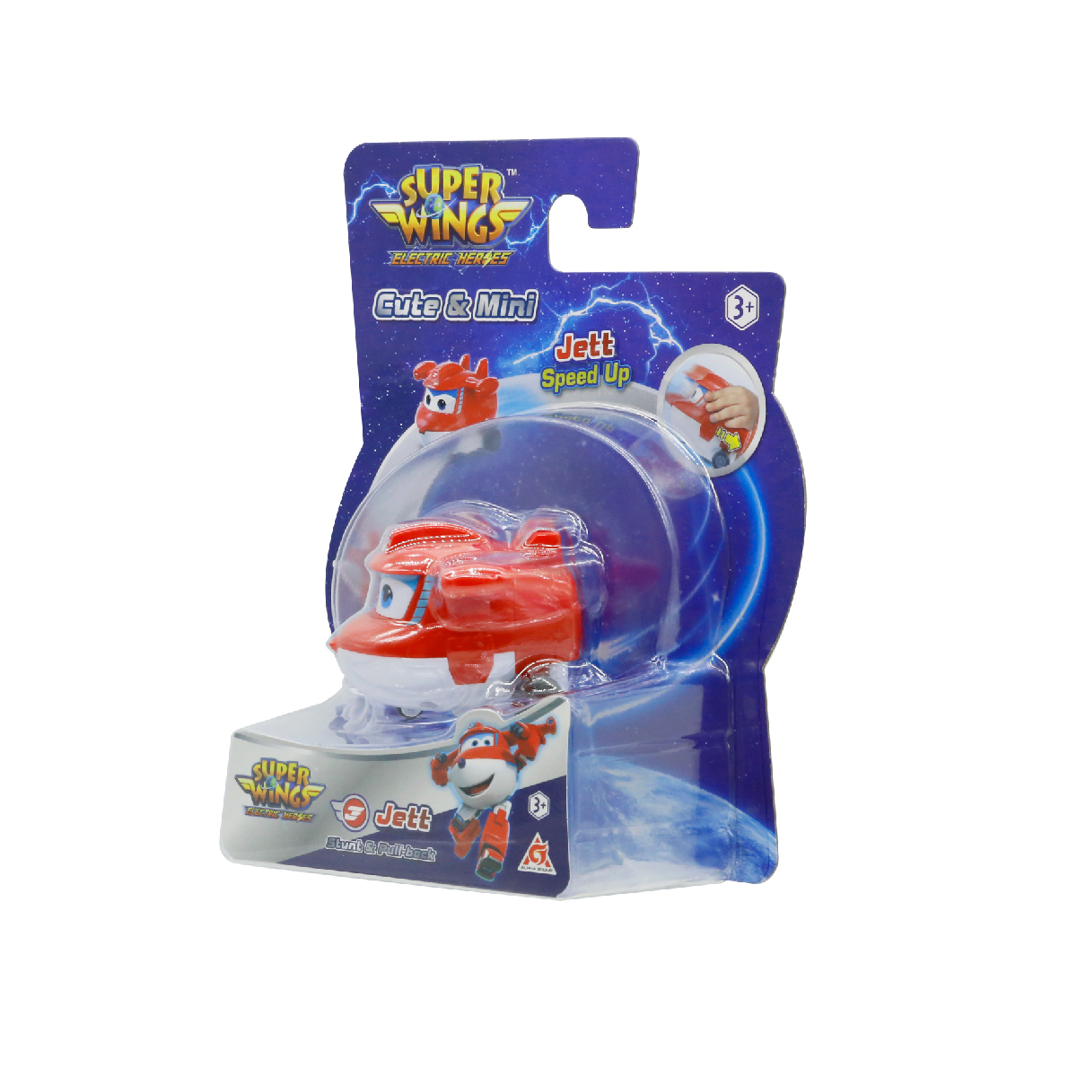 Đồ Chơi Xe Kéo Lùi Jett Tia Chớp SUPERWINGS EU780130-1 