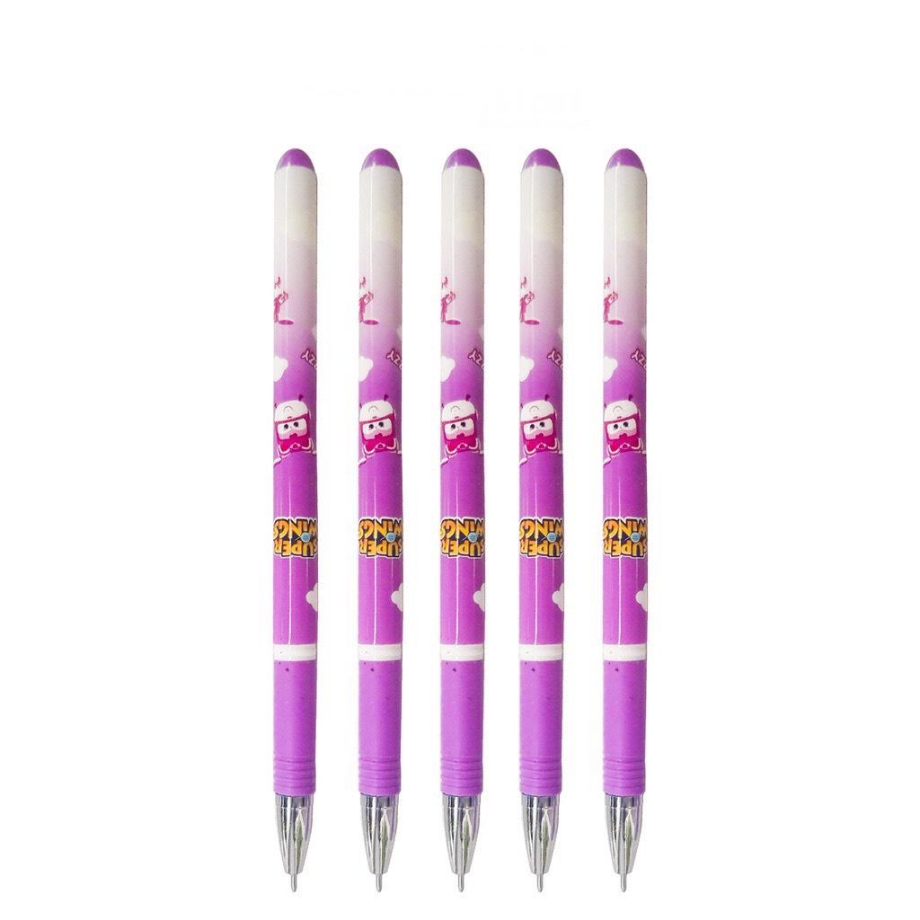 Hộp 12 Bút gel Deli Super Wings G12-PR nét 0.5mm màu tím