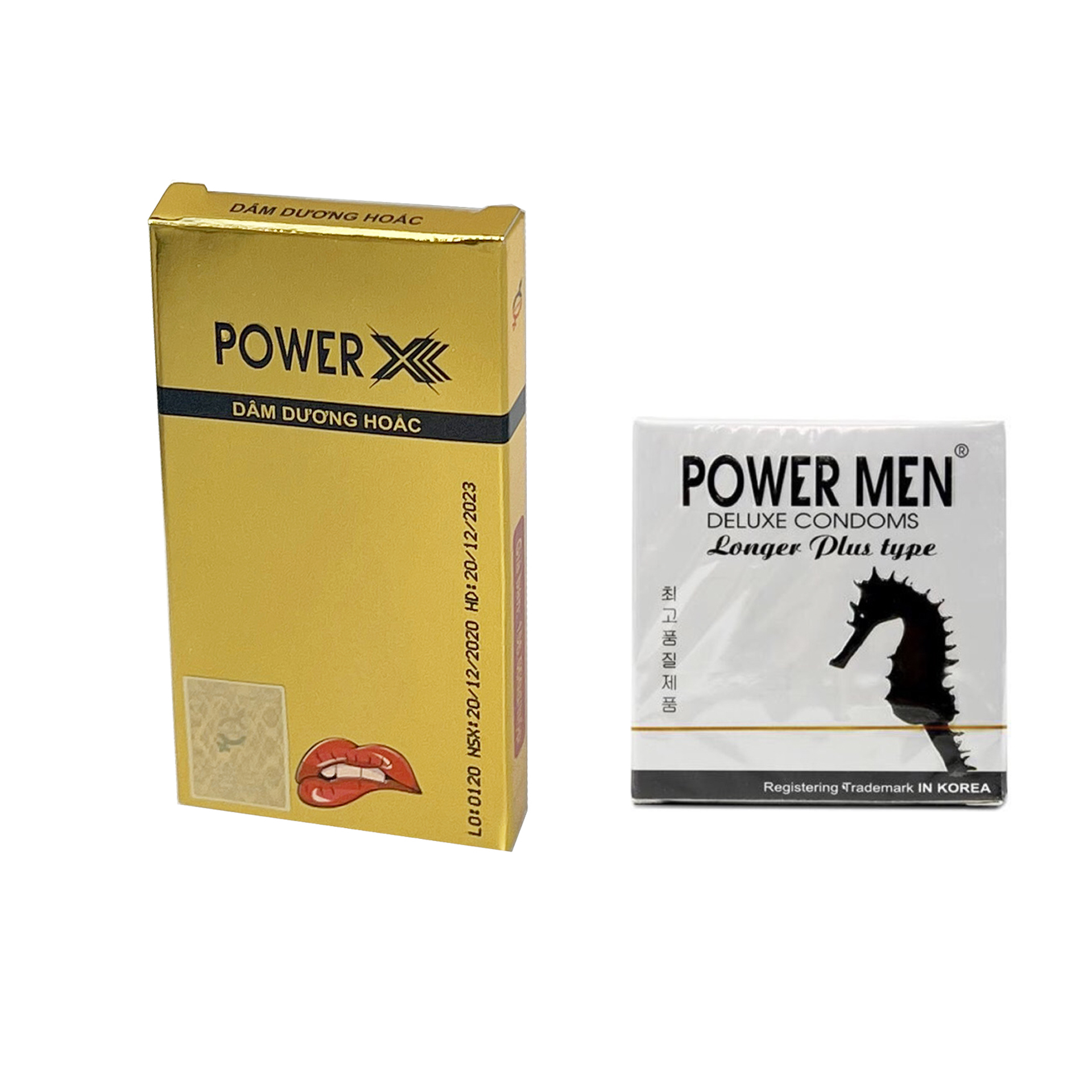 Bao Cao Su Power Men Longer Plus Type + Viên Sủi Thảo Dược Tăng Cường Sinh Lý Nam - Kéo Dài Thời Gian - Che Tên Sản Phẩm