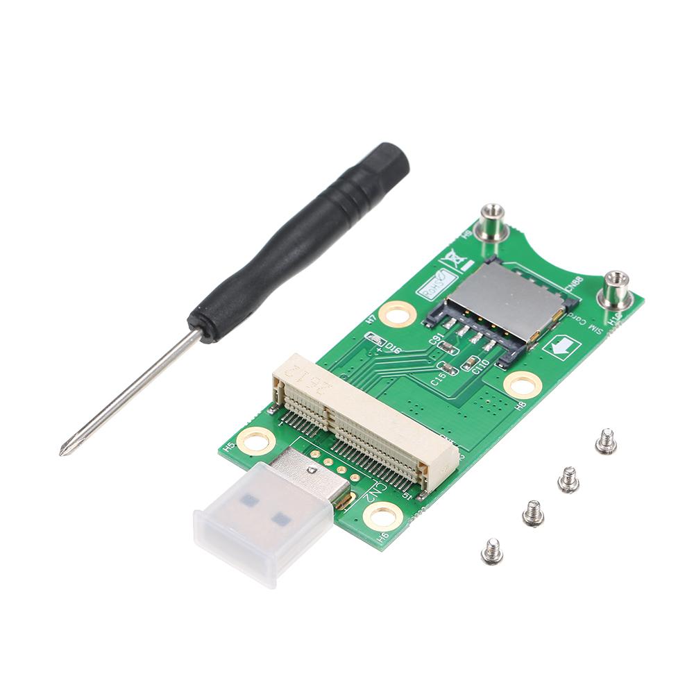 Mini PCI-E sang USB với thẻ SIM Thẻ điều hợp WWAN Mô-đun 3G / 4G