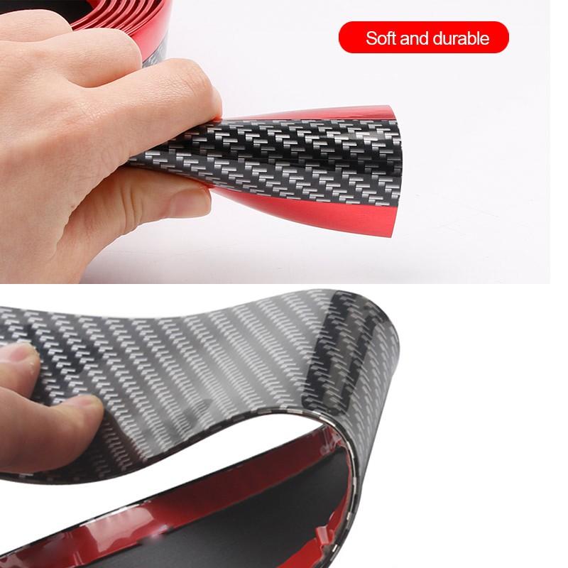Miếng dán bằng sợi carbon cao su bảo vệ cho cửa xe ô tô