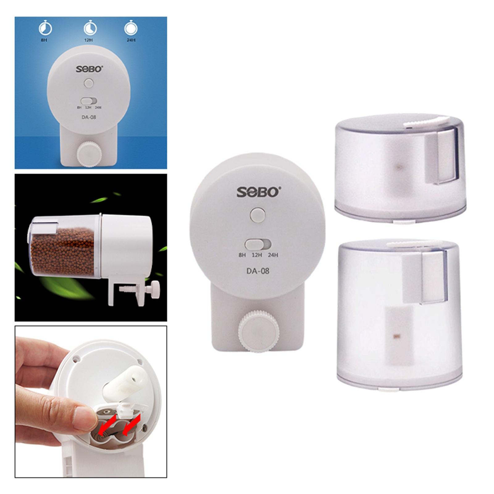 Auto Automatic Fish Feeder Aquarium Holiday Feeding Vacation Timer Food Pond