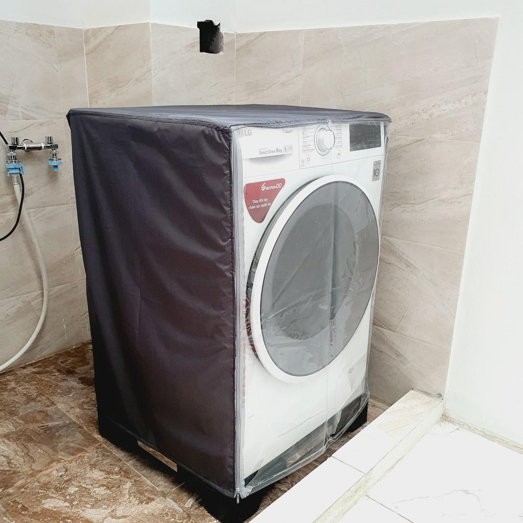 Áo Trùm Vỏ Bọc Máy Giặt Cửa Ngang (Vải Dù 2 Lớp Siêu Bền)