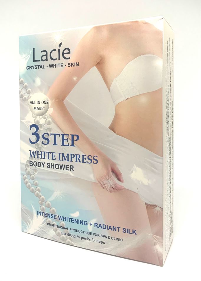 Bộ tắm trắng tại nhà cao cấp 3 Step White Impress