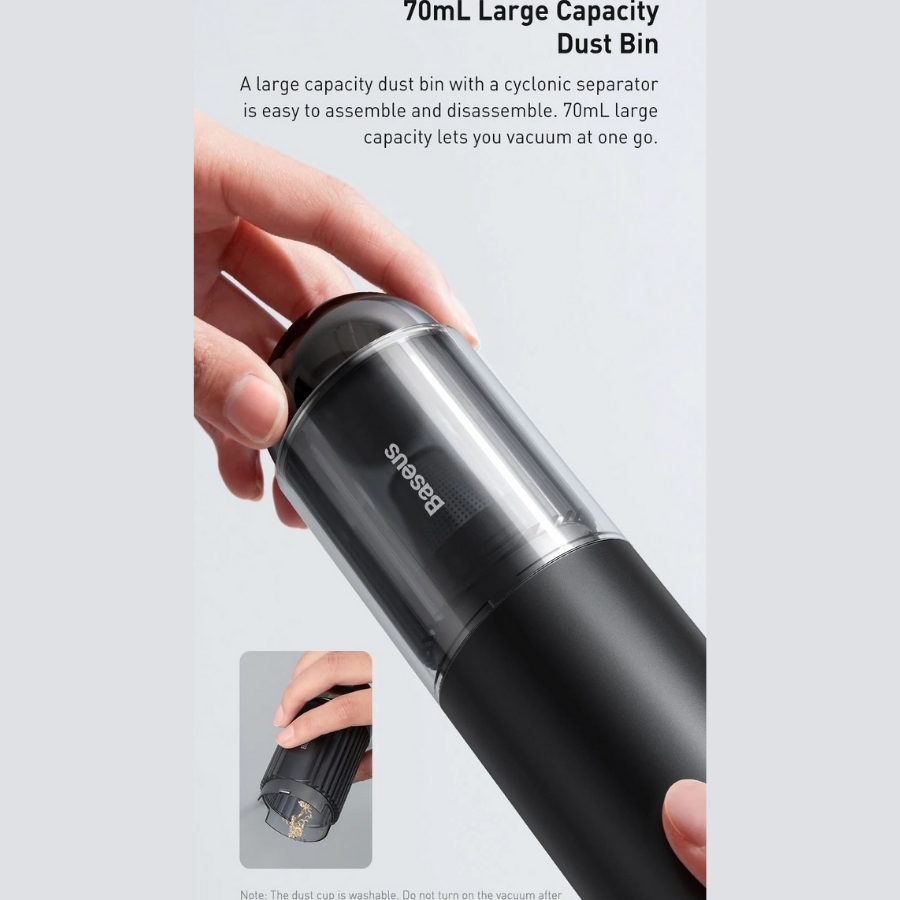 Máy hút bụi pin sạc cầm tay Baseus A3 Car Vacuum Cleaner LVC002-15
