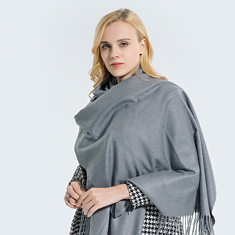 Khăn choàng cổ len dạ giữ ấm chất len cashmere cao cấp