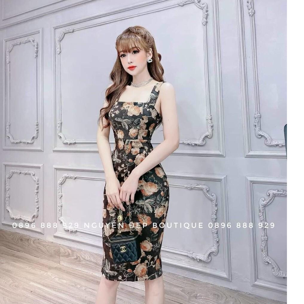 Váy Đầm Body 2 Dây Bản Lớn,Cực Xịn Xò,Có Mút Ngực,Màu Sắc Nhã Nhặn Thật Sự Phù Hợp Để Tới Công Sở, Đi Làm Hoặc