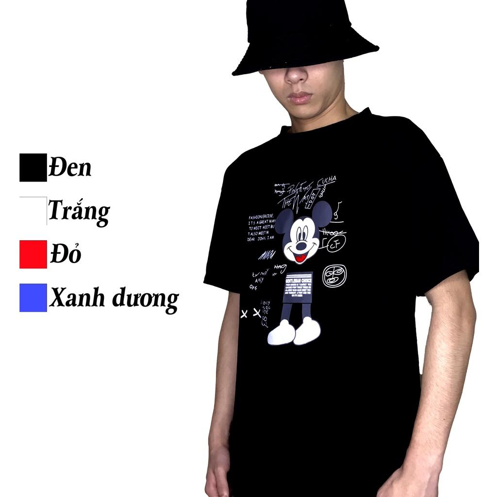 Áo thun unisex phông tay lỡ Minzu nam nữ form rộng oversize chất liệu cotton khô