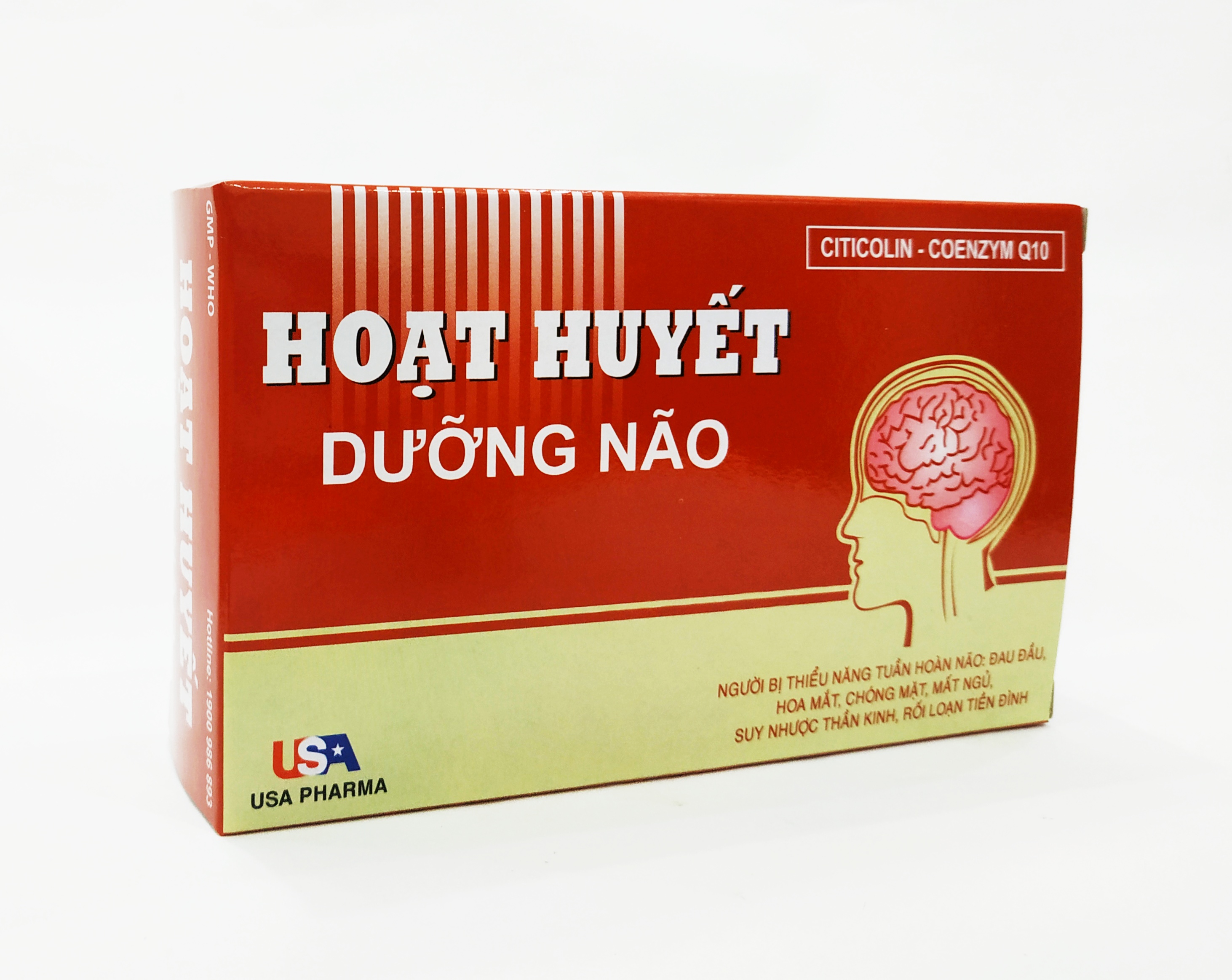 Hoạt Huyết Dưỡng Não – Giúp Tăng Cường Tuần Hoàn Máu Não – Ngăn Ngừa Giảm Nguy Cơ Tai Biến Mạch Máu Não - Hộp 100 Viên