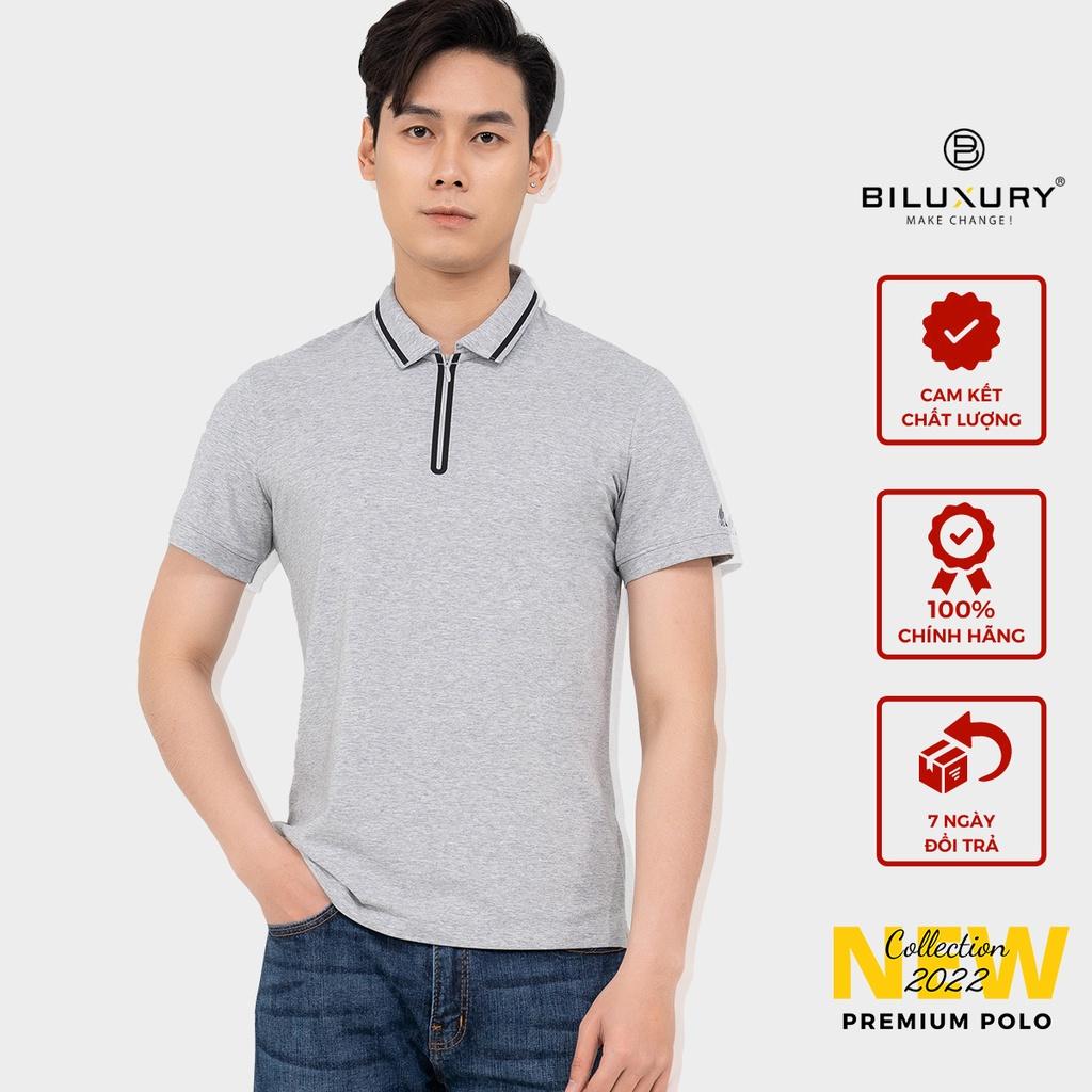 Áo polo nam cổ bẻ Biman by Biluxury thun co giãn 4 chiều form chuẩn vừa người thoải mái vận động 5APCT001