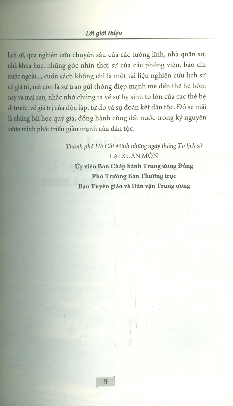 Đại thắng mùa xuân năm 1975. Bản hùng ca chiến thắng thời đại Hồ Chí Minh - bản in 2025