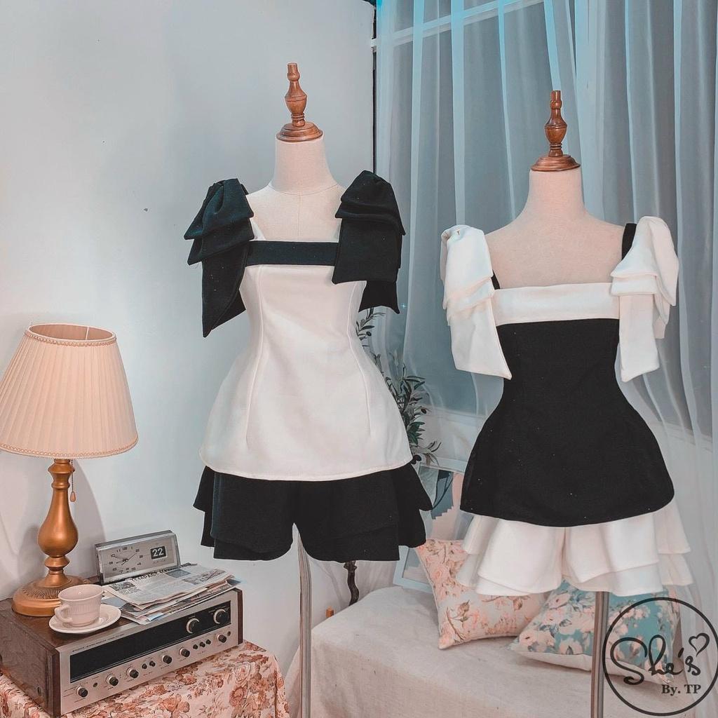 Đầm Ngắn Đi Chơi LABELLE Nhiều Màu TKCC63