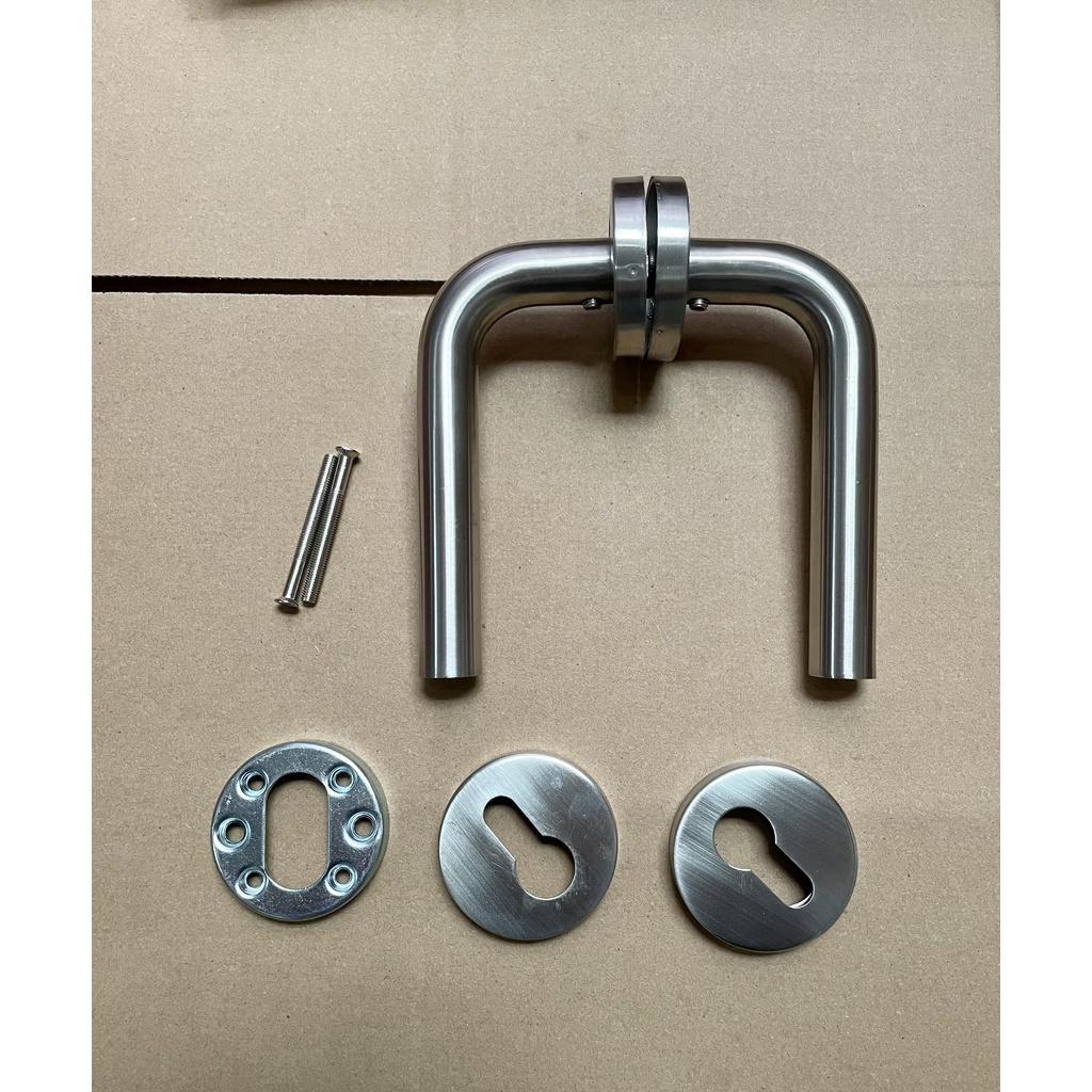 Khóa tay gạt phân thể Inox304 phi 19 dùng cho cửa phòng nhôm, sắt, gỗ